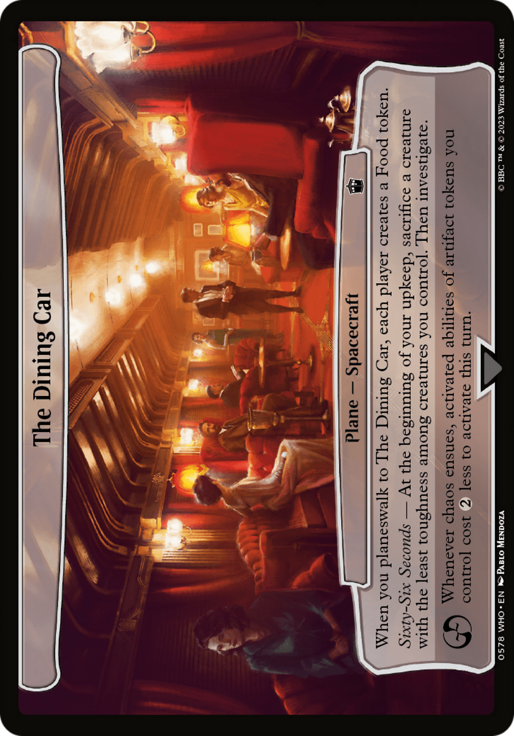 The Dining Car [Doctor Who] | PLUS EV GAMES 