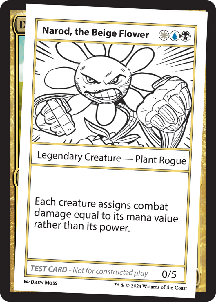 Narod, the Beige Flower [Mystery Booster 2 Playtest Cards] | PLUS EV GAMES 