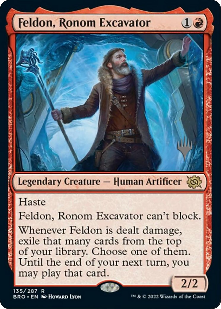 Feldon, Ronom Excavator (Promo Pack) [The Brothers' War Promos] | PLUS EV GAMES 