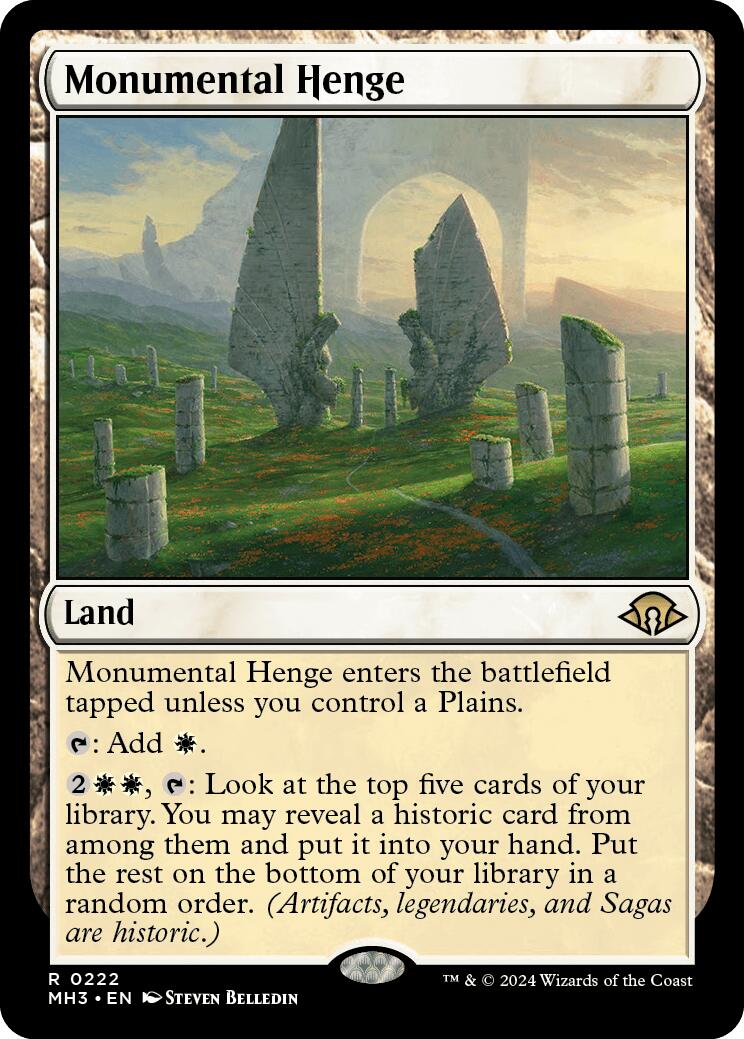Monumental Henge [Modern Horizons 3] | PLUS EV GAMES 