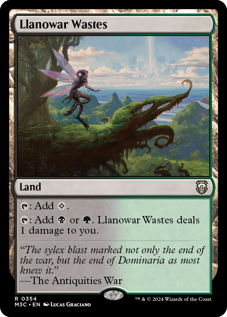 Llanowar Wastes [Modern Horizons 3 Commander] | PLUS EV GAMES 