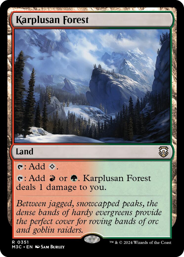 Karplusan Forest [Modern Horizons 3 Commander] | PLUS EV GAMES 