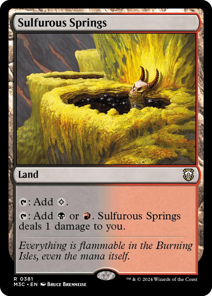 Sulfurous Springs [Modern Horizons 3 Commander] | PLUS EV GAMES 