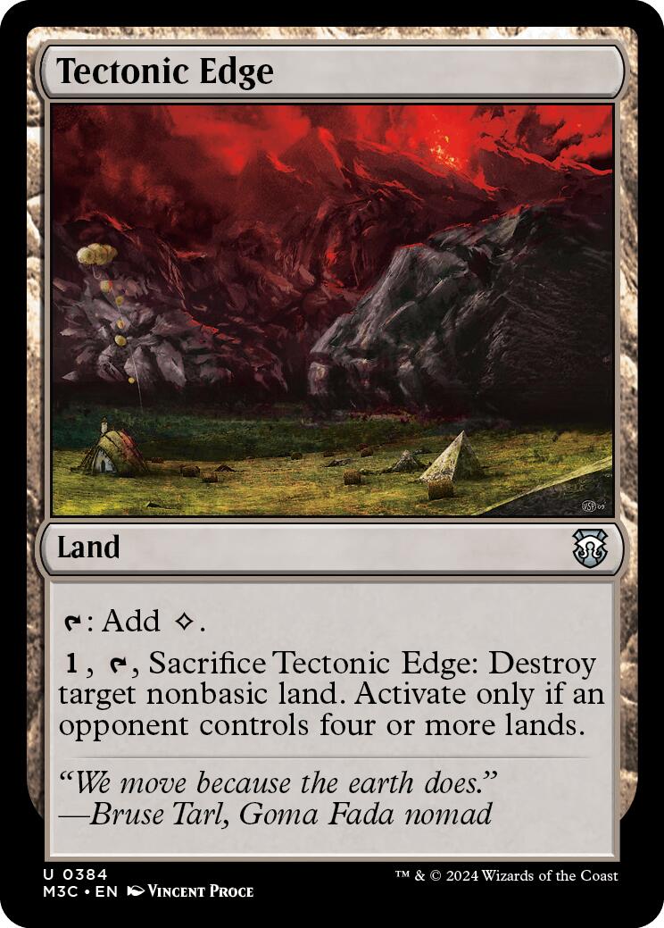 Tectonic Edge [Modern Horizons 3 Commander] | PLUS EV GAMES 