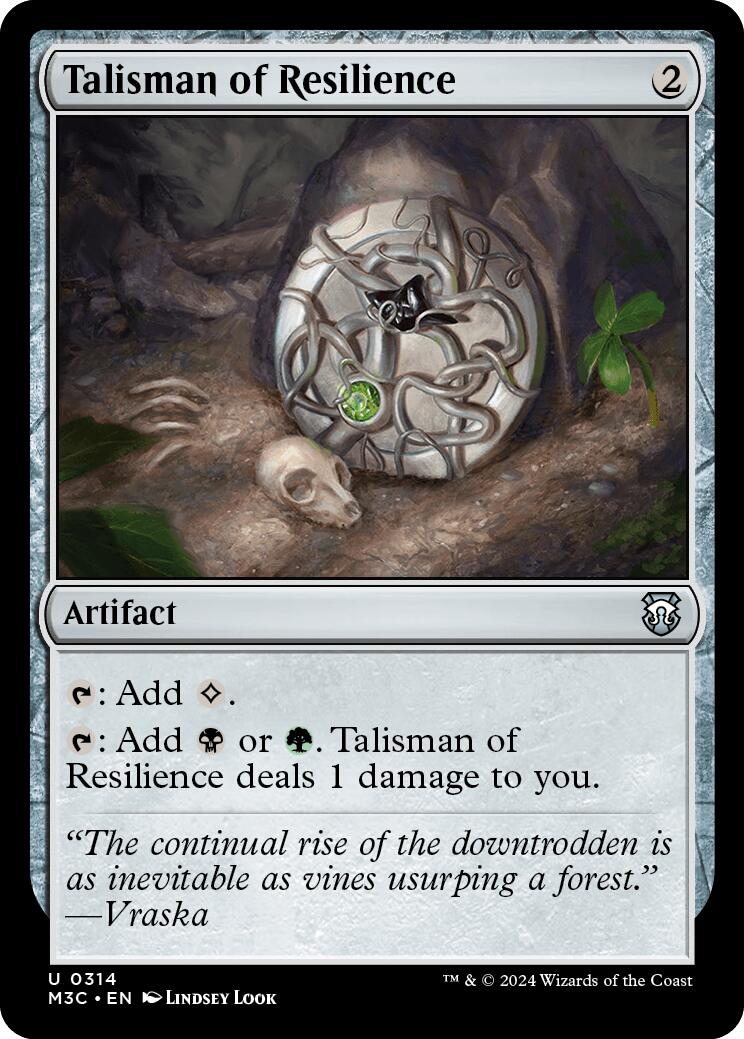 Talisman of Resilience [Modern Horizons 3 Commander] | PLUS EV GAMES 