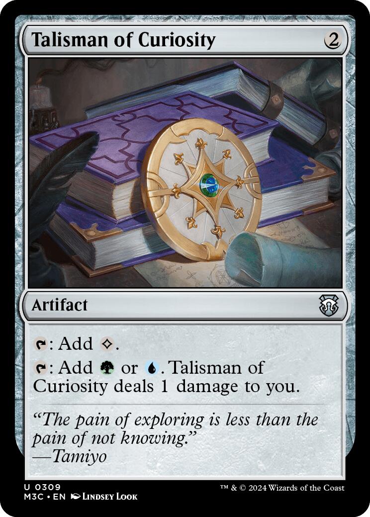 Talisman of Curiosity [Modern Horizons 3 Commander] | PLUS EV GAMES 