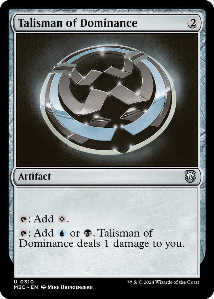 Talisman of Dominance [Modern Horizons 3 Commander] | PLUS EV GAMES 