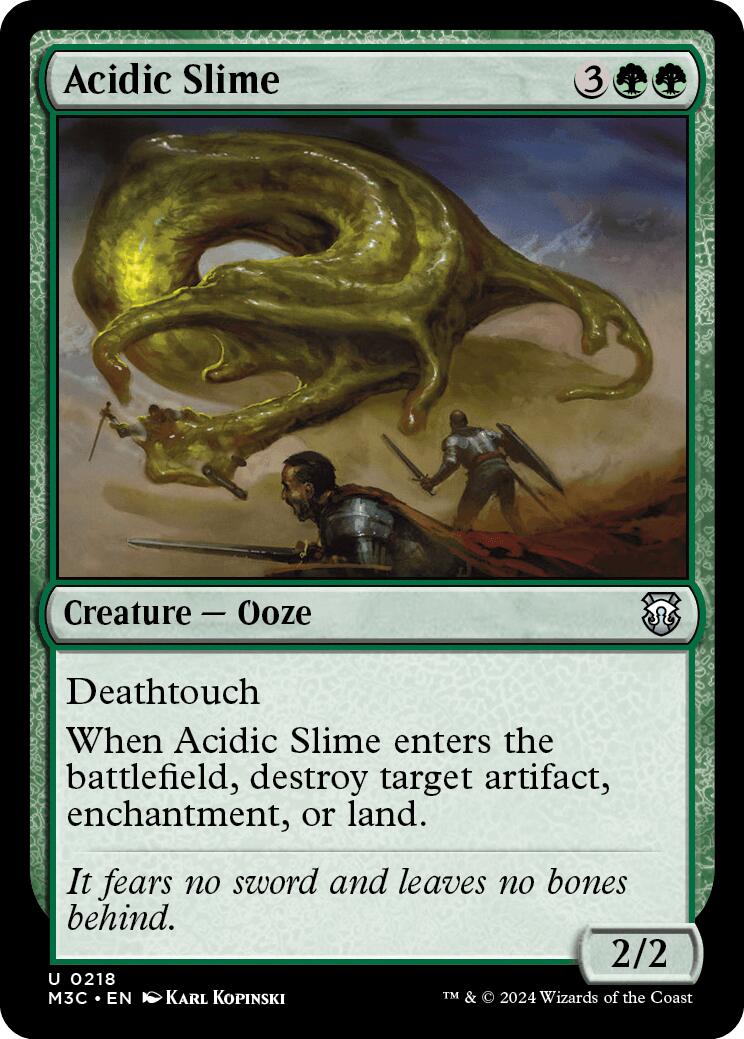 Acidic Slime [Modern Horizons 3 Commander] | PLUS EV GAMES 