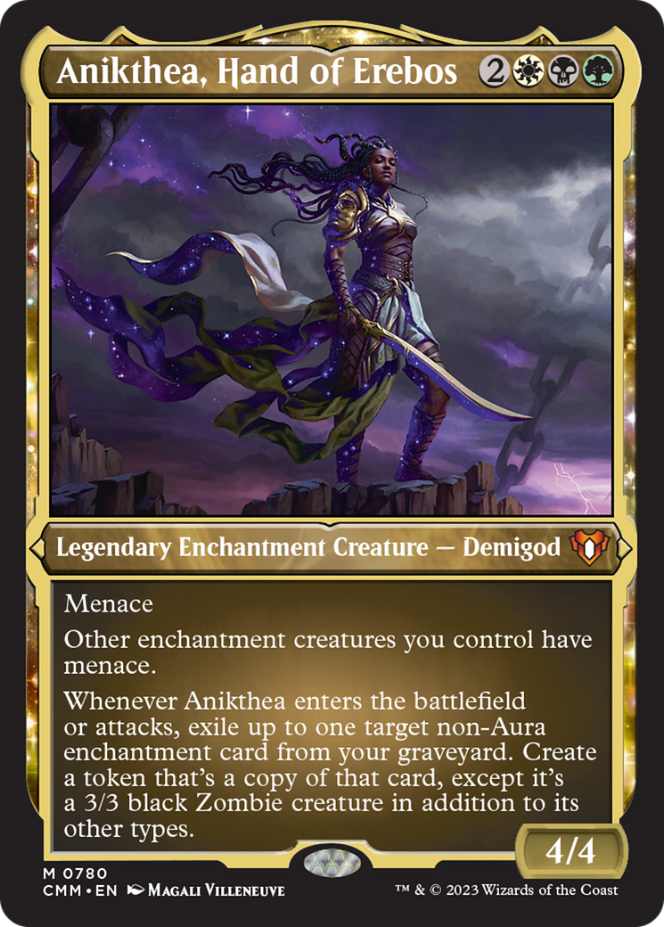 Anikthea, Hand of Erebos (Display Commander) (Foil Etched) [Commander Masters] | PLUS EV GAMES 