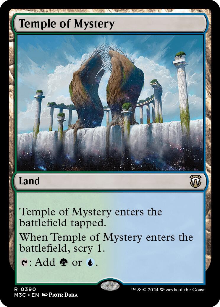 Temple of Mystery [Modern Horizons 3 Commander] | PLUS EV GAMES 