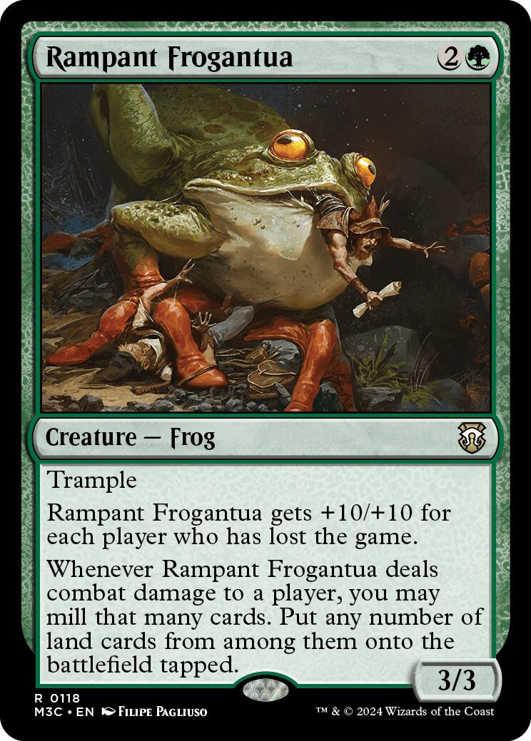 Rampant Frogantua [Modern Horizons 3 Commander] | PLUS EV GAMES 