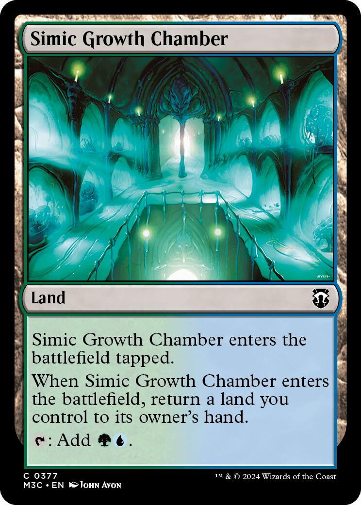 Simic Growth Chamber [Modern Horizons 3 Commander] | PLUS EV GAMES 