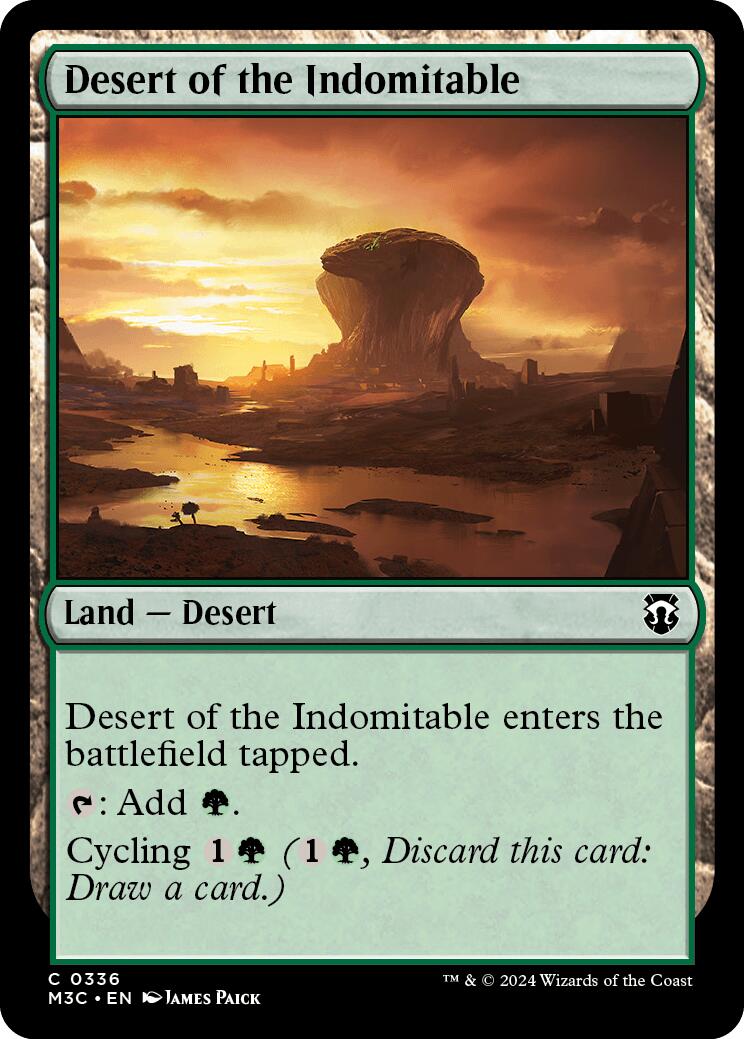 Desert of the Indomitable [Modern Horizons 3 Commander] | PLUS EV GAMES 