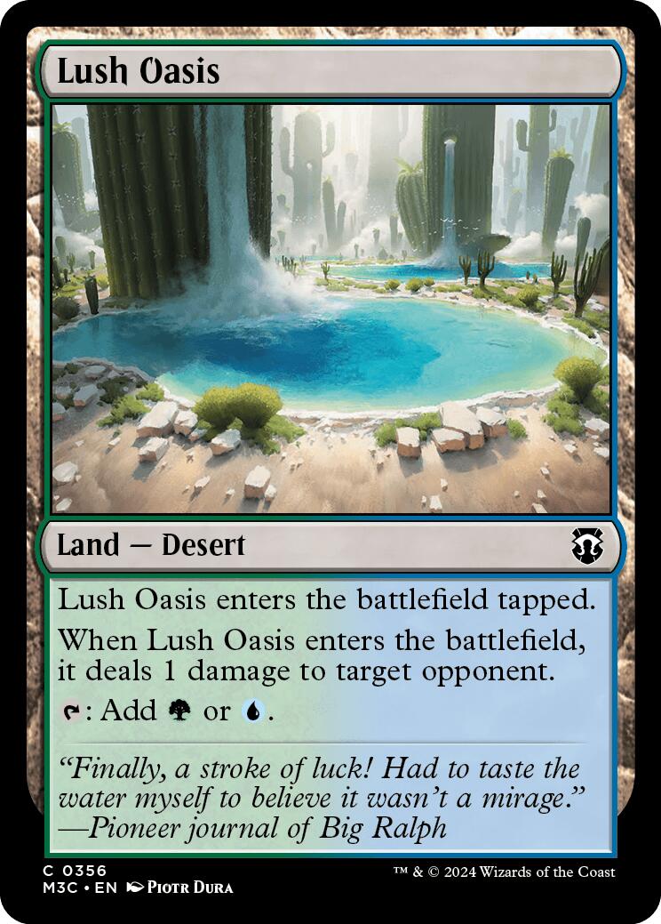 Lush Oasis [Modern Horizons 3 Commander] | PLUS EV GAMES 