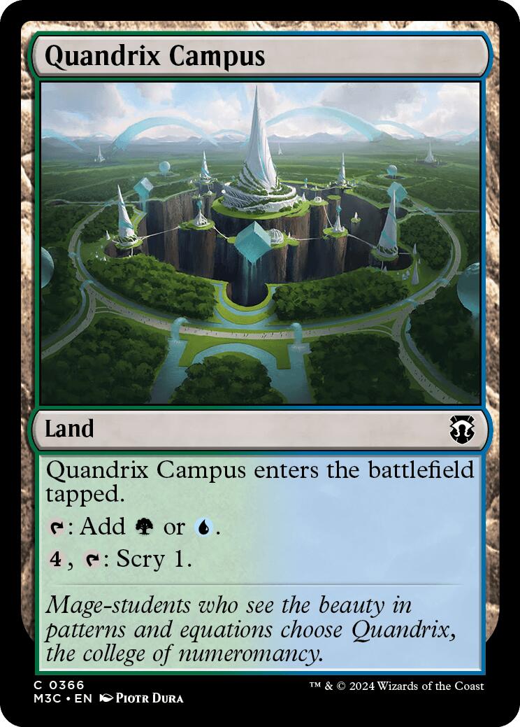 Quandrix Campus [Modern Horizons 3 Commander] | PLUS EV GAMES 