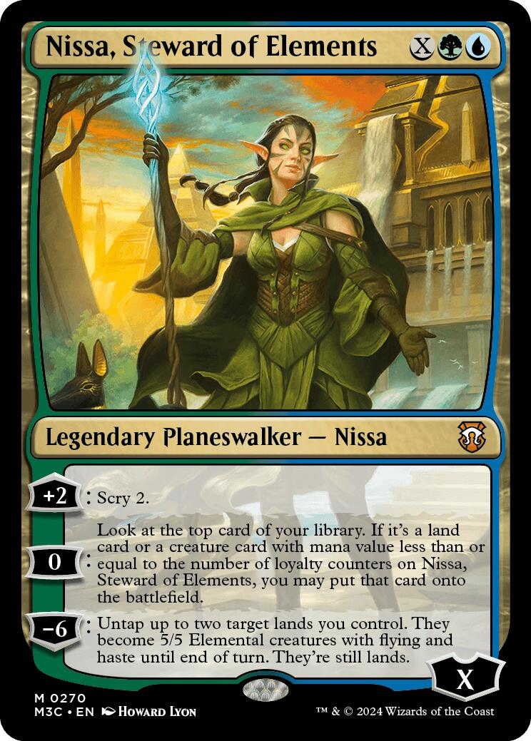 Nissa, Steward of Elements [Modern Horizons 3 Commander] | PLUS EV GAMES 