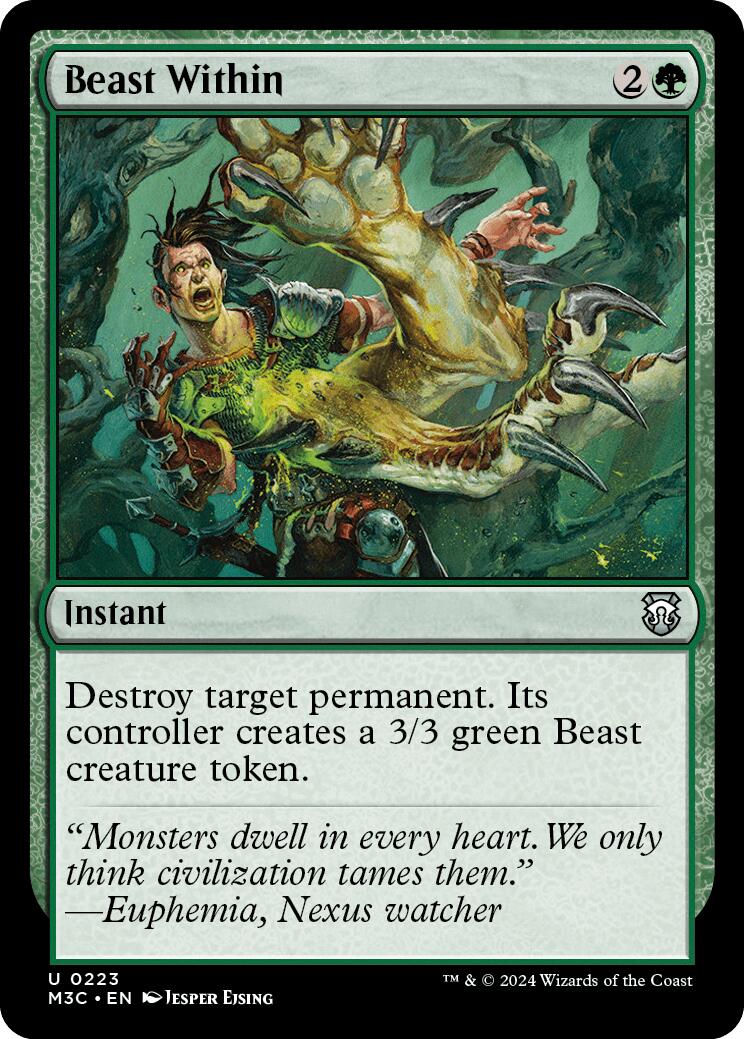 Beast Within [Modern Horizons 3 Commander] | PLUS EV GAMES 