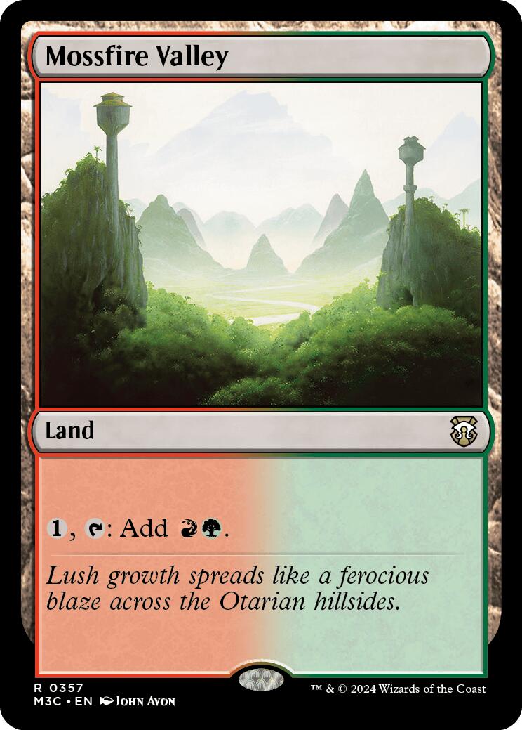 Mossfire Valley [Modern Horizons 3 Commander] | PLUS EV GAMES 