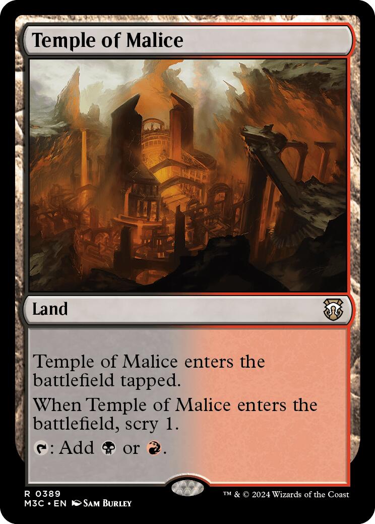 Temple of Malice [Modern Horizons 3 Commander] | PLUS EV GAMES 