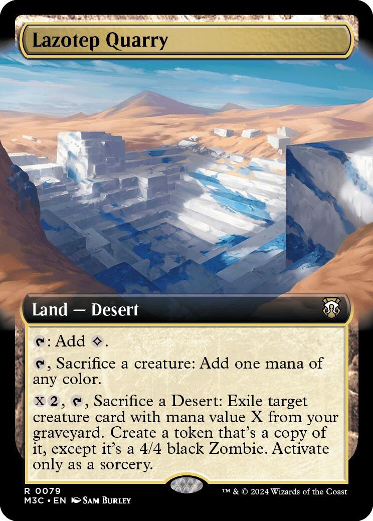 Lazotep Quarry (Extended Art) (Ripple Foil) [Modern Horizons 3 Commander] | PLUS EV GAMES 