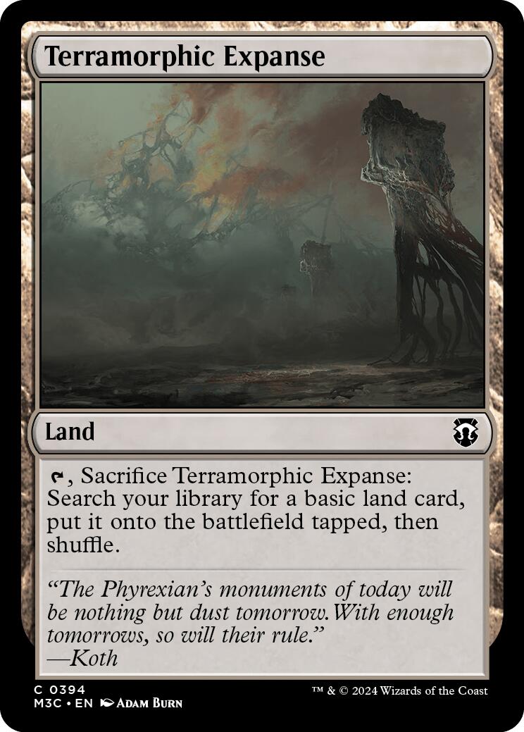 Terramorphic Expanse [Modern Horizons 3 Commander] | PLUS EV GAMES 