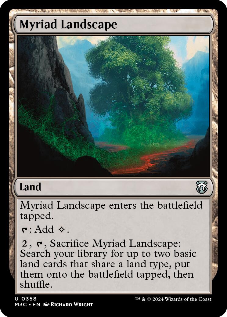 Myriad Landscape [Modern Horizons 3 Commander] | PLUS EV GAMES 