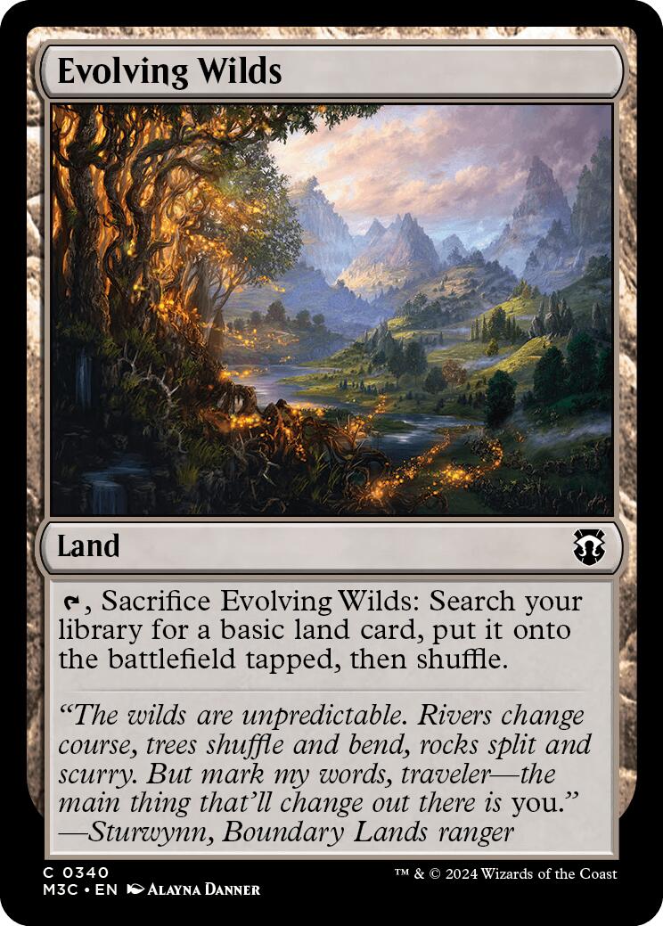 Evolving Wilds [Modern Horizons 3 Commander] | PLUS EV GAMES 