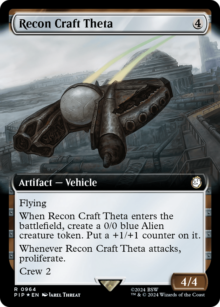 Recon Craft Theta (Extended Art) (Surge Foil) [Fallout] | PLUS EV GAMES 