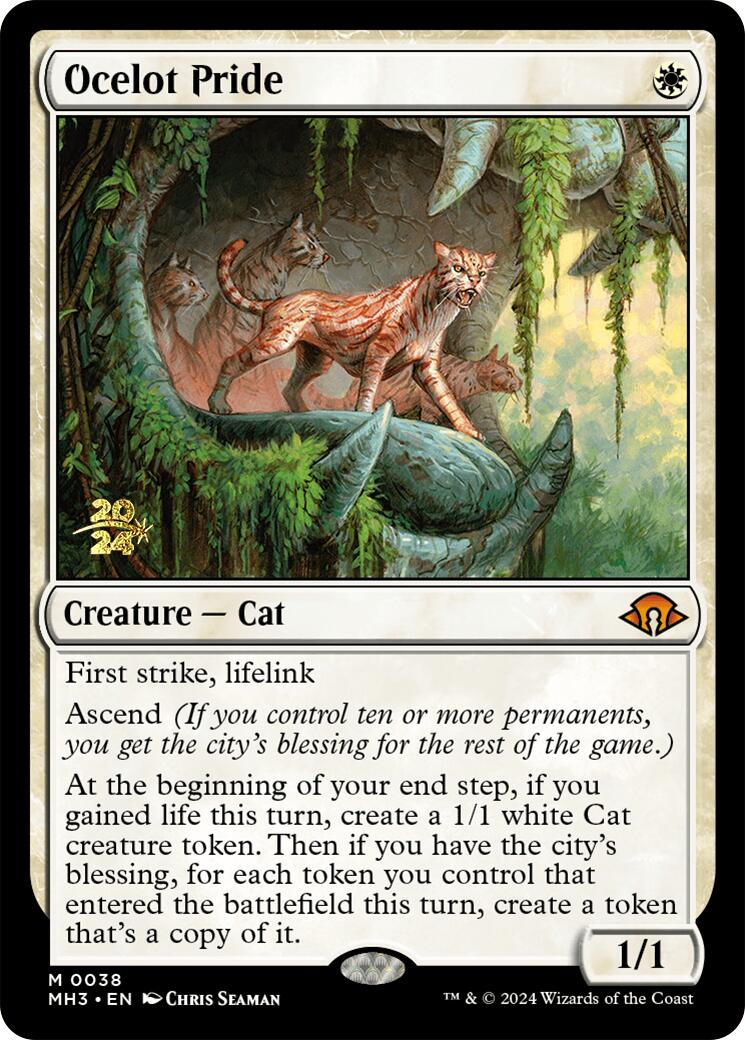 Ocelot Pride [Modern Horizons 3 Prerelease Promos] | PLUS EV GAMES 