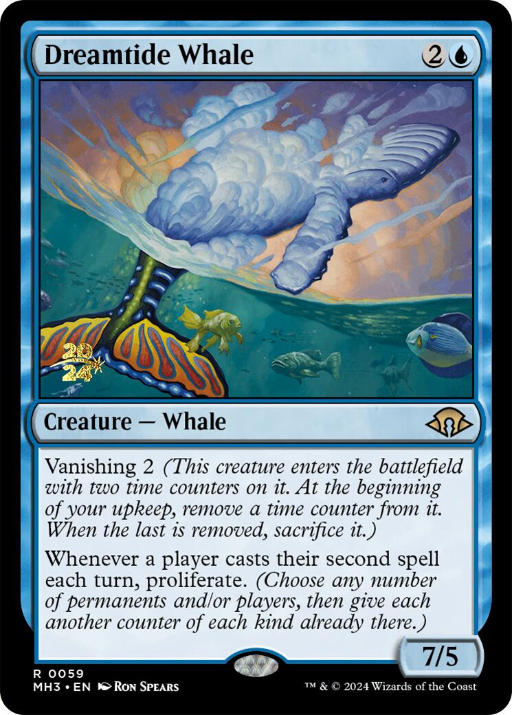 Dreamtide Whale [Modern Horizons 3 Prerelease Promos] | PLUS EV GAMES 