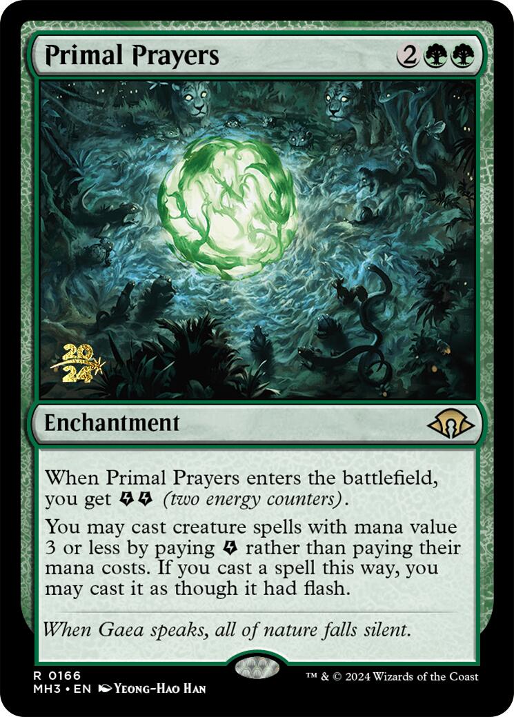 Primal Prayers [Modern Horizons 3 Prerelease Promos] | PLUS EV GAMES 