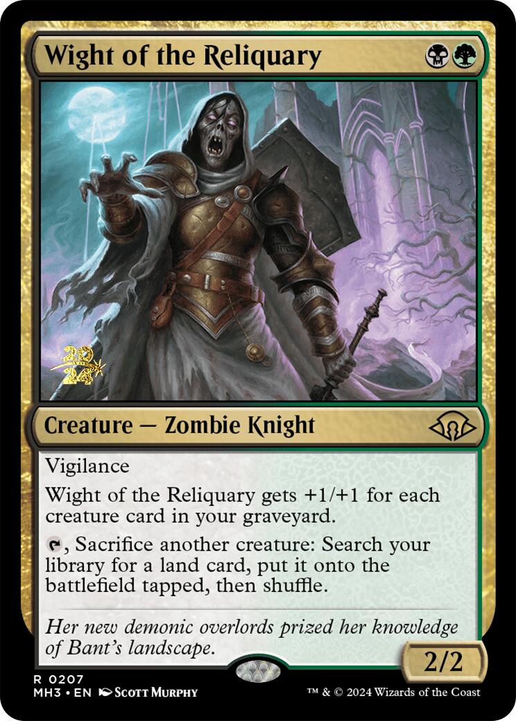 Wight of the Reliquary [Modern Horizons 3 Prerelease Promos] | PLUS EV GAMES 