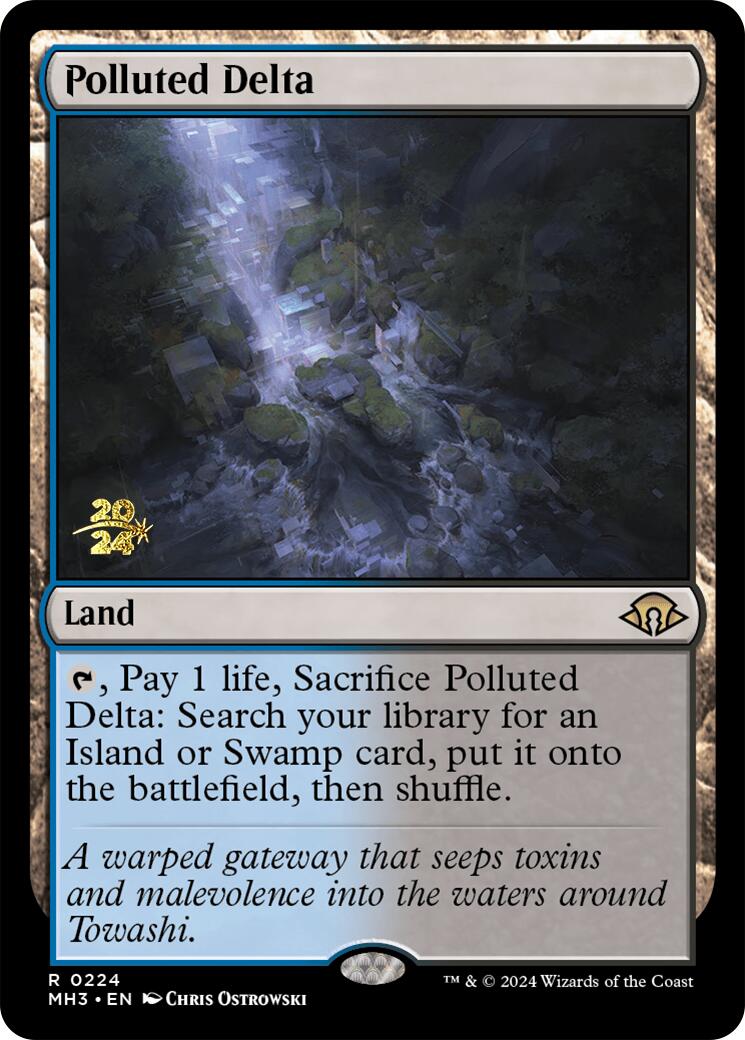 Polluted Delta [Modern Horizons 3 Prerelease Promos] | PLUS EV GAMES 