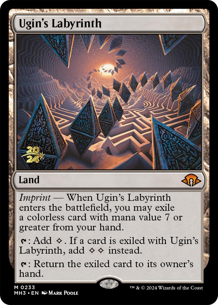 Ugin's Labyrinth [Modern Horizons 3 Prerelease Promos] | PLUS EV GAMES 