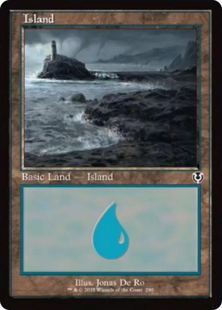 Island (290) (Retro Frame) [Innistrad Remastered] | PLUS EV GAMES 