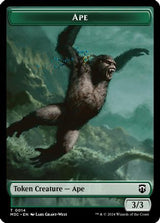 Ape // Plant Double-Sided Token [Modern Horizons 3 Commander Tokens]