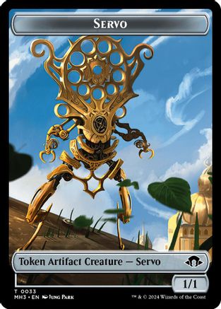 Servo // Snake Double-Sided Token [Modern Horizons 3 Tokens]