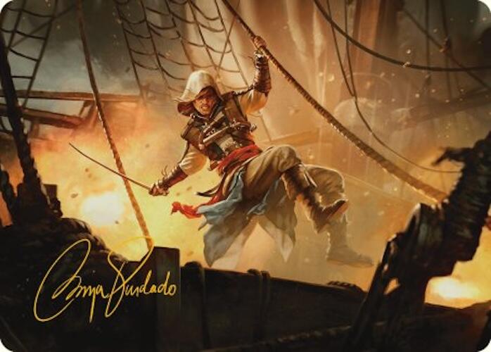 Edward Kenway Art Card (Gold-Stamped Signature) [Assassin's Creed Art Series] | PLUS EV GAMES 