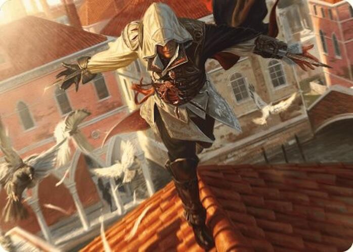 Ezio, Blade of Vengeance Art Card [Assassin's Creed Art Series] | PLUS EV GAMES 