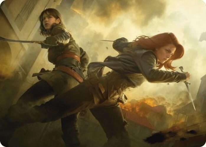 Mary Read and Anne Bonny Art Card [Assassin's Creed Art Series] | PLUS EV GAMES 