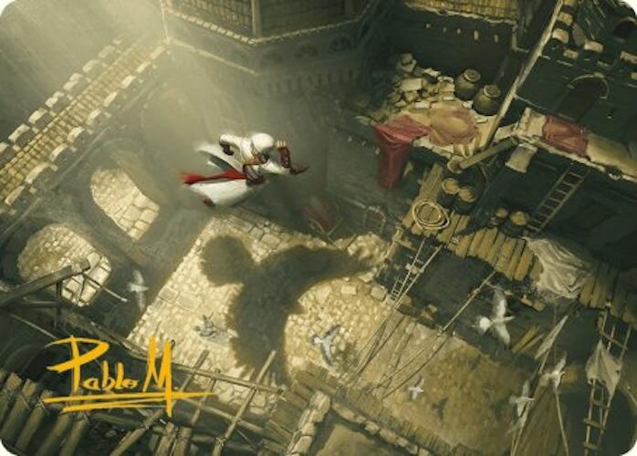 Rooftop Bypass Art Card (Gold-Stamped Signature) [Assassin's Creed Art Series] | PLUS EV GAMES 