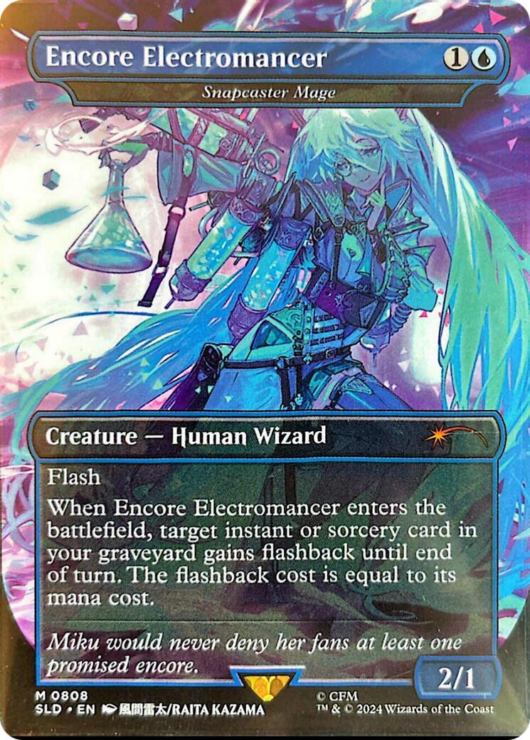 Encore Electromancer - Snapcaster Mage (Rainbow Foil) [Secret Lair Drop Series] | PLUS EV GAMES 