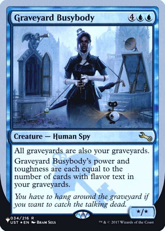 Graveyard Busybody (Unfinity Foil Edition) [The List] | PLUS EV GAMES 