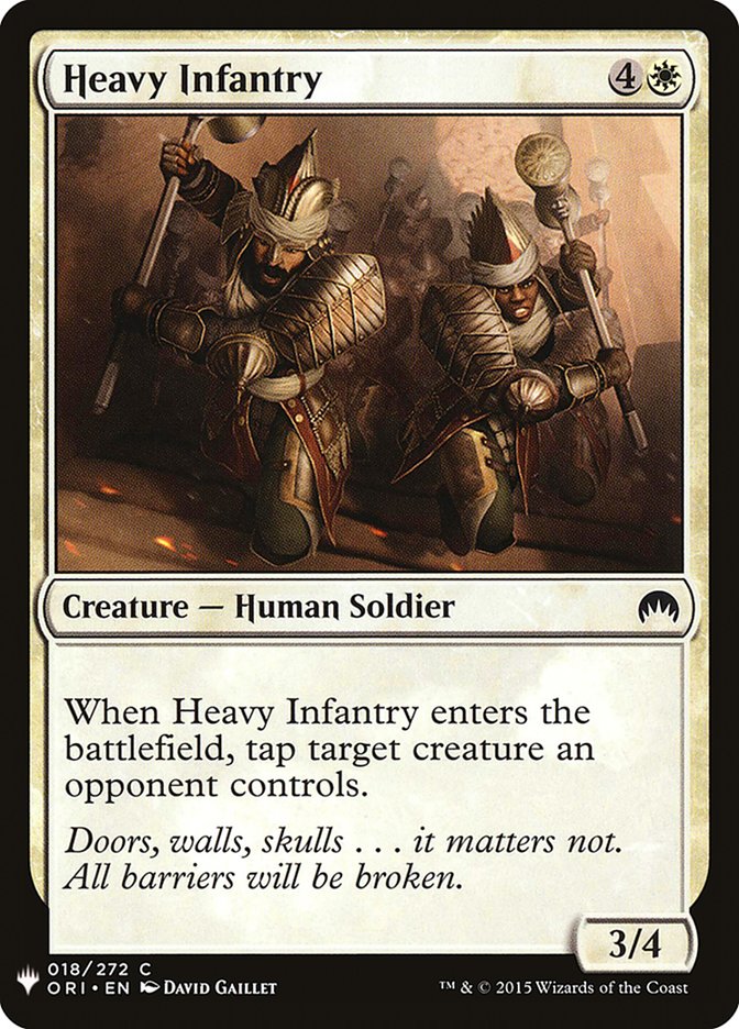 Heavy Infantry [Mystery Booster] | PLUS EV GAMES 