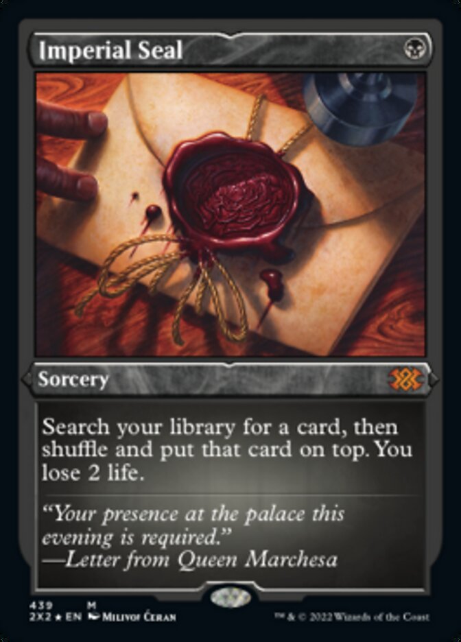 Imperial Seal (Foil Etched) [Double Masters 2022] | PLUS EV GAMES 