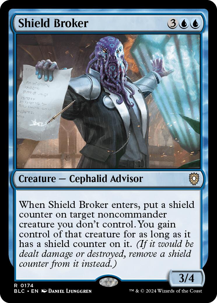 Shield Broker [Bloomburrow Commander] | PLUS EV GAMES 