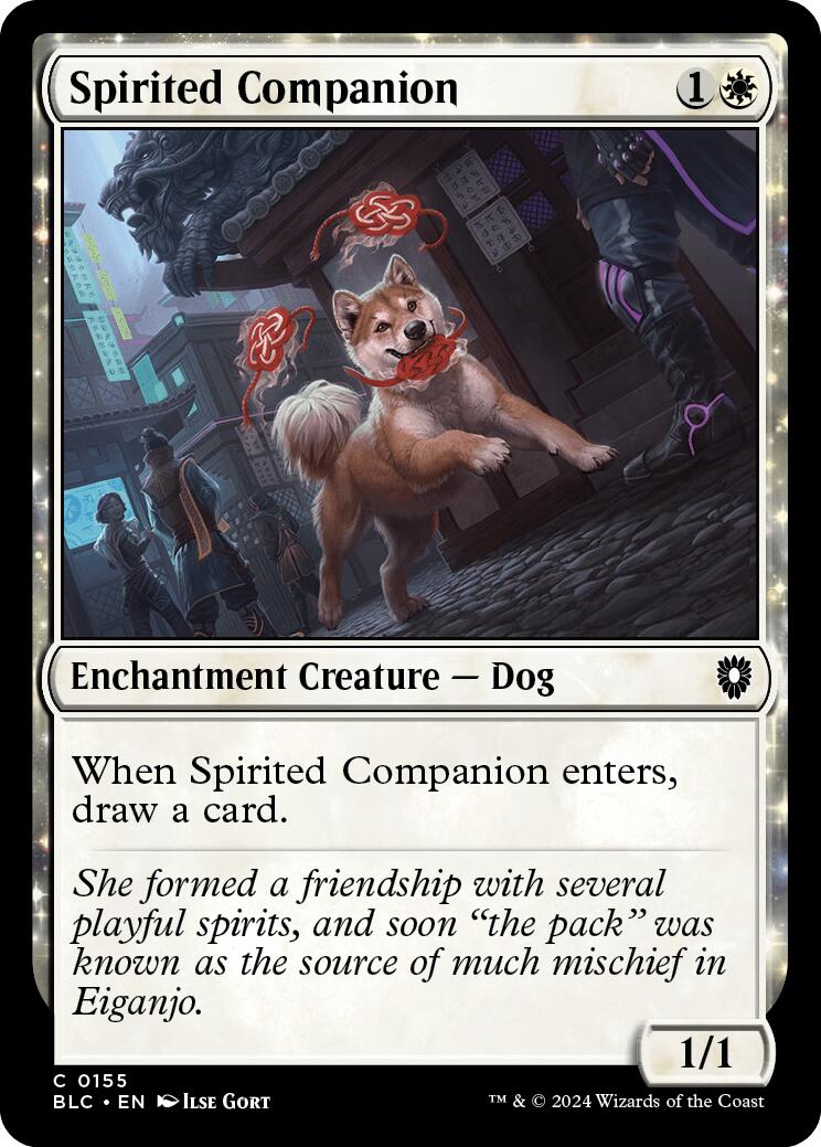 Spirited Companion [Bloomburrow Commander] | PLUS EV GAMES 