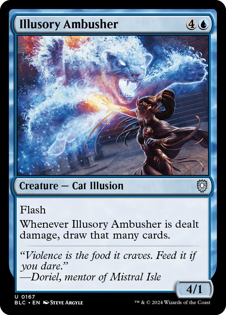 Illusory Ambusher [Bloomburrow Commander] | PLUS EV GAMES 