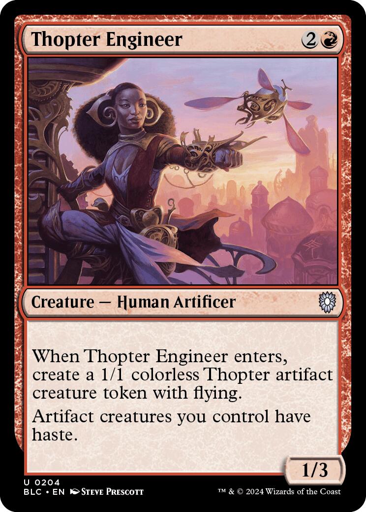 Thopter Engineer [Bloomburrow Commander] | PLUS EV GAMES 