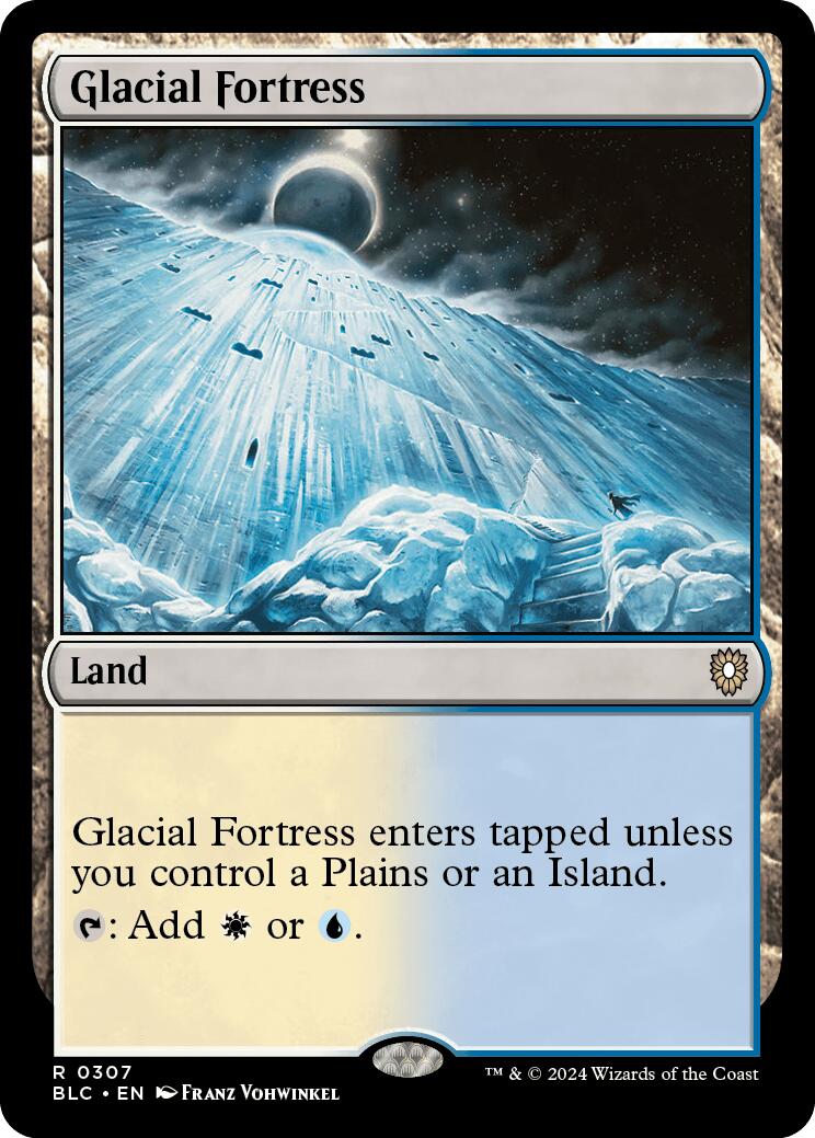 Glacial Fortress [Bloomburrow Commander] | PLUS EV GAMES 